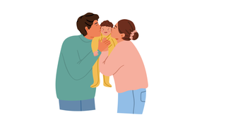 Parents et leur bébé